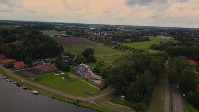 Truck parade with lots of trucks and trailers. Many transport companies participate in this parade.