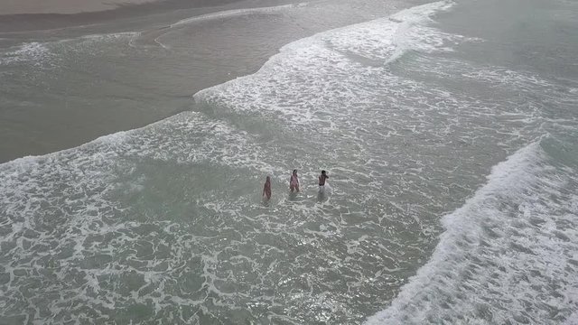 Beach new zealand drone flight