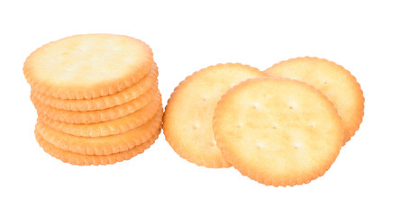 Cracker isolated on white background