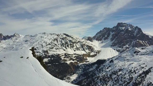 French Alps Mountain Range 4K