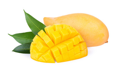 mango fruit isolated on white background