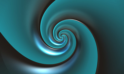  Fibonacci Logarithmic Spiral - Abstract Texture - Shiny Metallic Background
