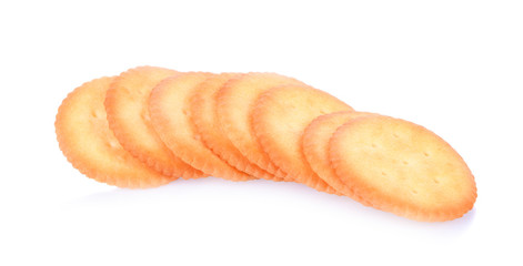 Cracker isolated on white background