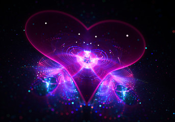 Shine Agape Love Heart  - Soul of Universe  - Divine Grace 
 - obrazy, fototapety, plakaty