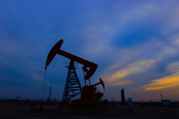 Fototapeta premium The oil pump