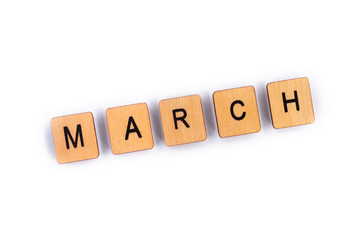 The month of MARCH