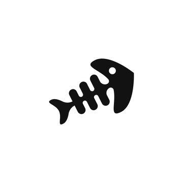 recommend clip art: fish icon on white background,vector symbol