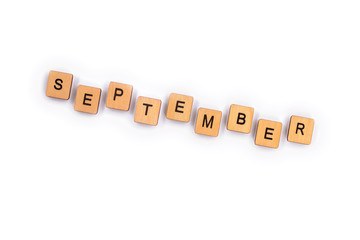 The month of SEPTEMBER