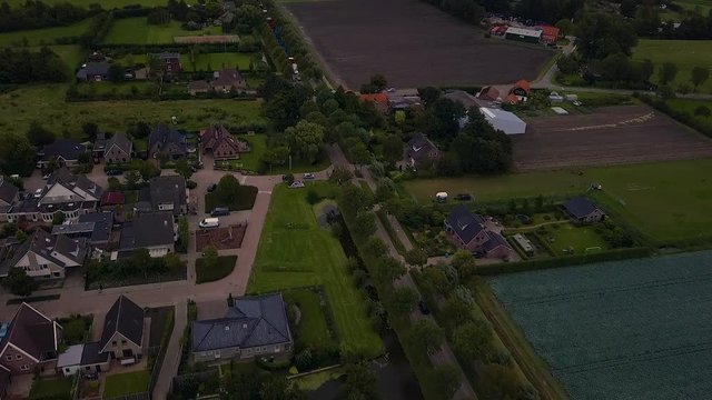 Truck parade with lots of trucks and trailers. Many transport companies participate in this parade.