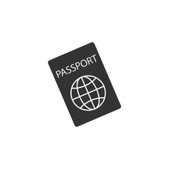 Passport icon. Element of airport icon for mobile concept and web apps. Detailed Passport icon can be used for web and mobile