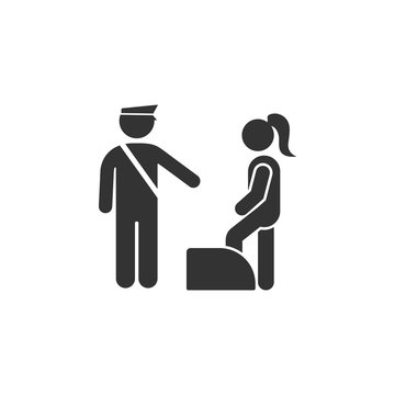 Security Shoes Check Icon. Element Of Airport Icon For Mobile Concept And Web Apps. Detailed Security Shoes Check Icon Can Be Used For Web And Mobile