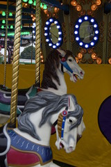 Fototapeta na wymiar Carousel horses 1