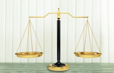 Scales of justice.