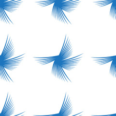 Abstract seamless pattern futuristic background with blue lines