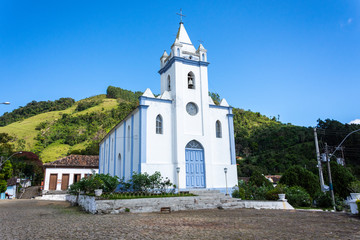Fototapeta na wymiar Brazilian historical city located in the state of Espirito Santo. Sao Pedro do Itabapoana, is a small town of 1,300 residents and is considered the capital of the accordion and viola in the state.