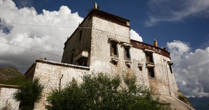 4k lhasa pabangka temple,Tibet.