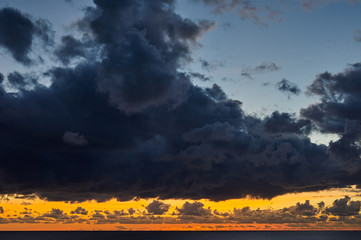 Sunset Black Sea Nature