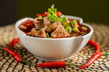 Sichuan food, cooked large intestine