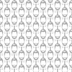 abstract crowd of employees