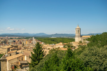 Fototapeta na wymiar Aufnahmen von Girona in Katalonien Spanien