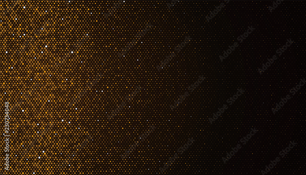 Aufkleber the abstract halftone background consists of different dots.