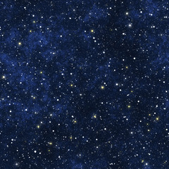 Starrs in outer space seamless background or texture illustration © max79im