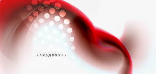 Fluid flowing wave abstract background