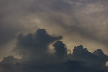 beautiful sky and clouds in venezuela