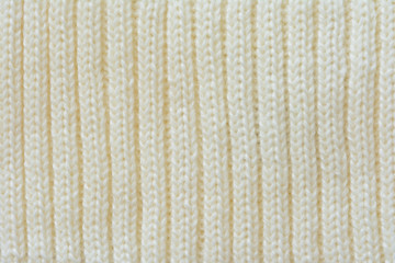 Knitted white fablic

