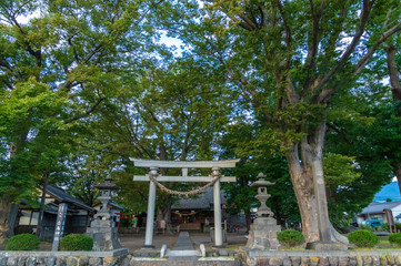 Naklejka premium 旧北国街道海野宿（長野県東御市）