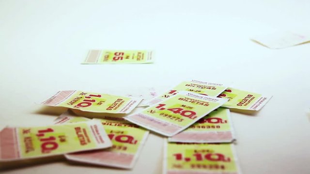 Disappearing One-Time Bus Tickets.