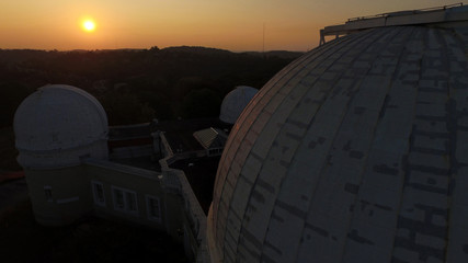 Fototapeta na wymiar Allegheny Observatory in Pittsburgh's Riverview Park
