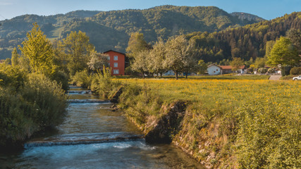 Fototapeta premium Beautiful view near Bergen - Bavaria - Germany