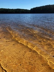 Lakeshore Waves on Sunny Day 