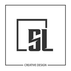 Initial Letter SL Logo Template Design