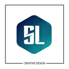 Initial Letter SL Logo Template Design