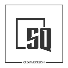 Initial Letter SQ Logo Template Design