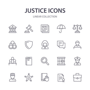 Justice icons.