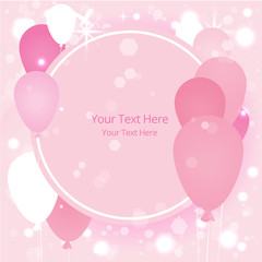 Balloons sale business template