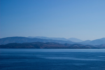 Obraz premium landscape corfu greece