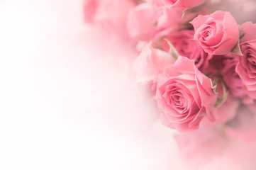 Roze bloemen cadeau