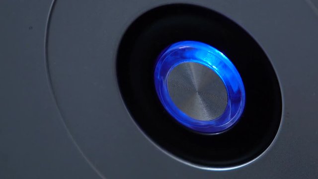 Finger push button with illumination, power on PC or home lift, launch of tech