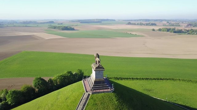 Belgique Wallonie Waterloo Bataille 1815 Napoleon aerien