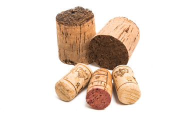 wine cork isolated