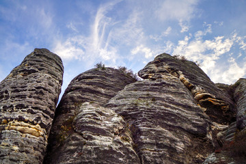 Elbsandsteingebirge im Basteigebiet 