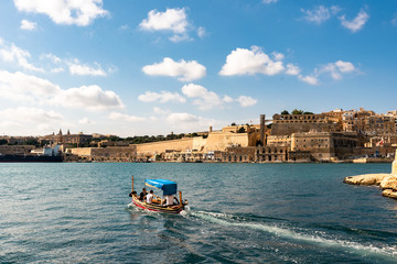 skyline Valletta waterfront Malta
