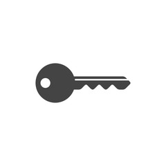 Key flat vector icon