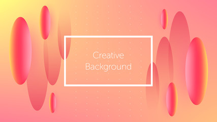 Futuristic background with colorful shapes