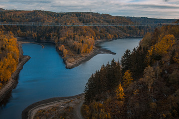 Titan RT suspension bridge in Harz Mountains National Park, Germany