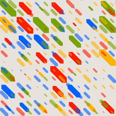Abstract colorful geometric seamless background.
